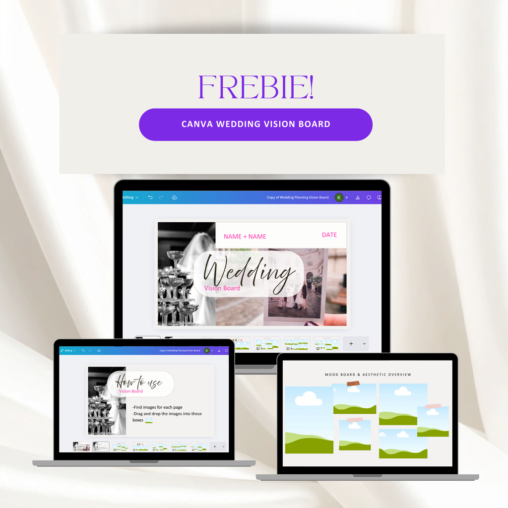 Wedding Planning Template Digital Product Instant Download