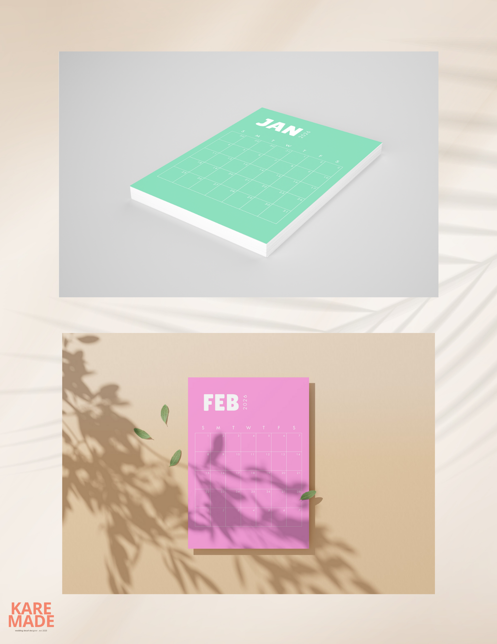 Digital Download 2026 Calendar