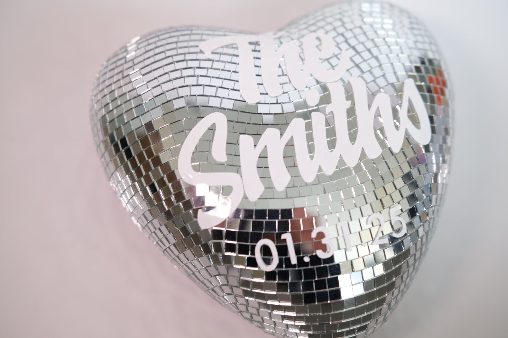 Customized Disco Ball, Heart Shaped