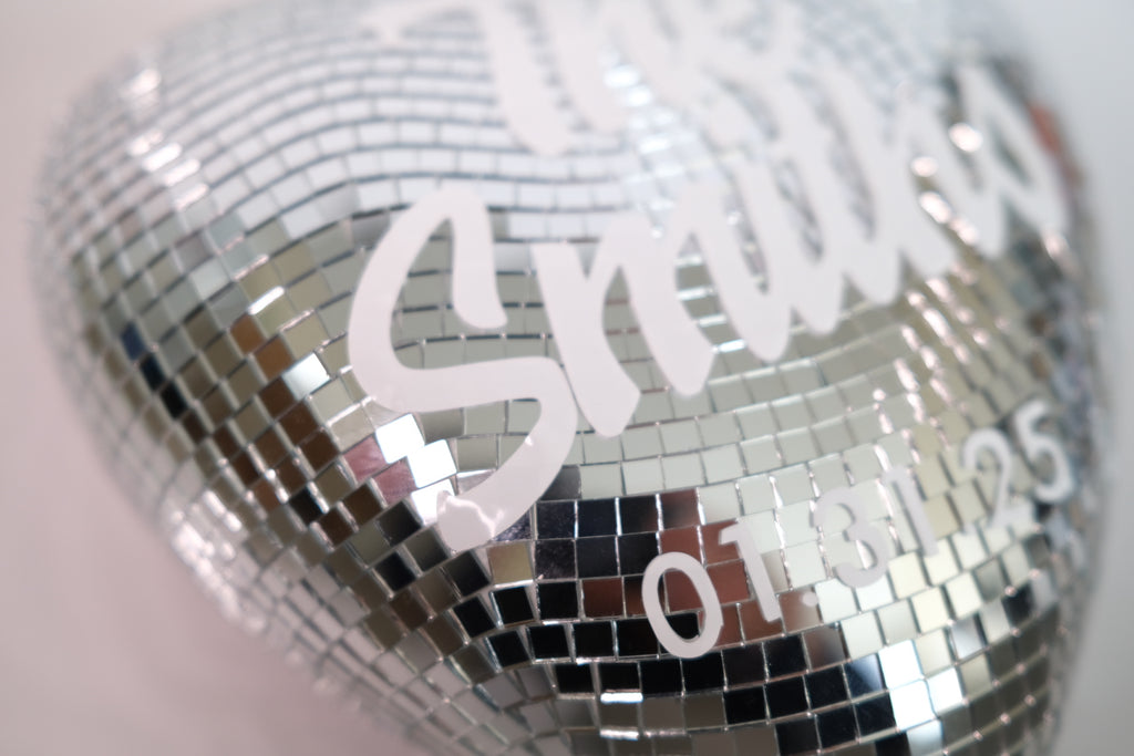 Customized Disco Ball, Heart Shaped
